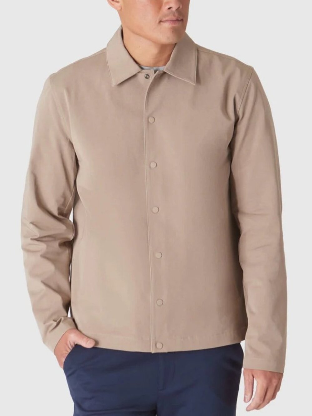 True Classic Khaki Added Stretch Twill Jacket